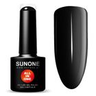 Sunone, All In One, lakier hybrydowy, 3w1, Czarna Inez, 5 ml