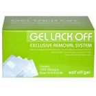 Sunone, Gel Lack Off, folia do usuwania hybryd, 100 szt.