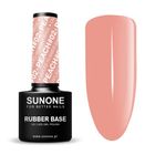 Sunone, Rubber Base, baza kauczukowa, Peach #02, 5g