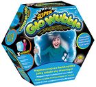 Super GloWubble, świecąca bańkopiłka, niebieska