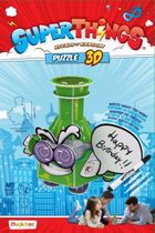 SuperThings, puzzle 3D, zestaw z figurką