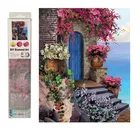 Swede, diamentowa mozaika, wejście do domu