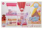 Swede, domek piętrowy dla lalek z akcesoriami