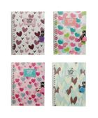 Swede, pamiętnik z kłódką, serca, 1 szt.