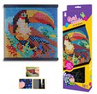 Swede, papuga, koralikowa mozaika