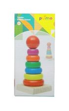 Swede, piramidka drewniana, zabawka niemowlęca