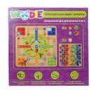 Swede, Woodie, Chińczyk + Węże i drabiny, drewniana gra familijna