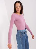 Sweter damski, fioletowy, Mei Gao