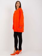 Sweter damski, pomarańczowy, Rue Paris