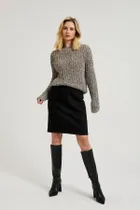 Sweter damski, szary, Moodo