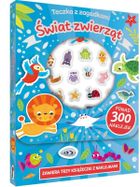 Świat zwierząt. Teczka z zagadkami: 3 książeczki + wypukłe naklejki