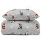 Świąteczne koty, 2-częściowy komplet pościeli, 160-200 cm