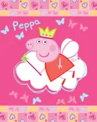 Świnka Peppa, koc polarowy, 110-140 cm