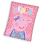Świnka Peppa, koc, rozmiar 130-160 cm