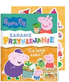 Świnka Peppa. Zadanie Przyklejanie. Co lubię robić