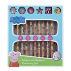 Świnka Peppa, zestaw do kolorowania z naklejkami, 29 elementów