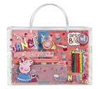 Świnka Peppa, zestaw szkolny w saszetce torebce