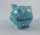 Świnka skarbonka, kieszonkowe, niebieska