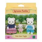 Sylvanian Families, rodzina misiów polarnych, zestaw figurek, 5396