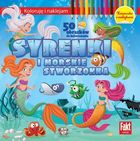 Syrenki i morskie stworzenia. Koloruję i naklejam