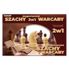 Szachy - warcaby magnetyczne, gra logiczna