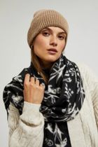 Szalik damski, czarny, Moodo