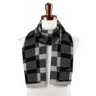 Szalik męski, szaro-czarny, Peterson