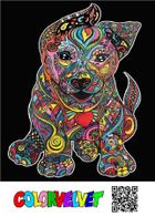 Szczeniak. Kolorowanka welwetowa, 47-35 cm