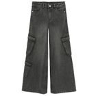 Szerokie spodnie jeansowe cargo Cool Club