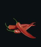 Szklana płyta kuchenna, Hot peperoni, 60-70 cm