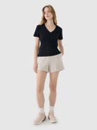 Szorty damskie, beżowe, 4F