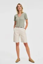 Szorty damskie, beżowe, Moodo