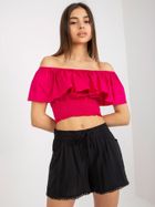 Szorty damskie, czarne, Fresh Made