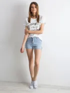 Szorty damskie, niebieskie, Factory Price