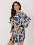 Szorty damskie, niebieskie, Italy Moda