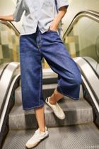 Szorty damskie, niebieskie, Moodo