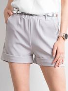 Szorty damskie, szare, Fancy