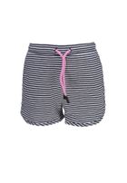 Szorty dziewczęce, granatowo-białe, paski, Tom Tailor