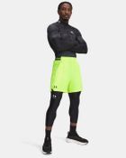 Szorty męskie, 2w1, żółte, Under Armour