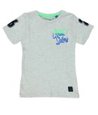 T-shirt chłopięcy, beżowy melanż, Tom Tailor