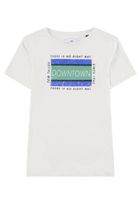 T-shirt chłopięcy, biały, Downtown, Tom Tailor