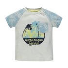 T-shirt chłopięcy, biały, Kanz