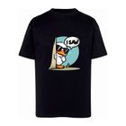 T-shirt chłopięcy, czarny, Tup Tup