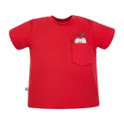 T-shirt chłopięcy, czerwony, Eevi