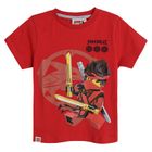 T-shirt chłopięcy, czerwony, LEGO Ninjago