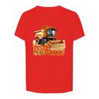 T-shirt chłopięcy, czerwony, Tup Tup