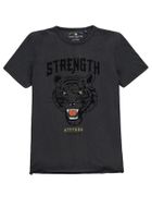 T-shirt chłopięcy, grafitowy, Strength, Tom Tailor