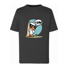T-shirt chłopięcy, grafitowy, Tup Tup