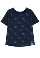 T-shirt chłopięcy, granatowy, Tom Tailor