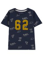 T-shirt chłopięcy, granatowy, Tom Tailor